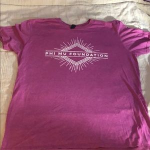 Phi Mu sorority shirt